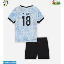Portugal Ruben Neves #18 Bortedraktsett Barn EM 2024 Kortermet (+ Korte bukser)